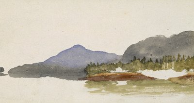 Westlicher Seeblick, 1869-71 von Vincent Colyer